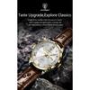 POEDAGAR Luxury Fashion Watch for Man Leather Date Week Casual Quartz Clock Waterproof Luminous Business Watches Reloj