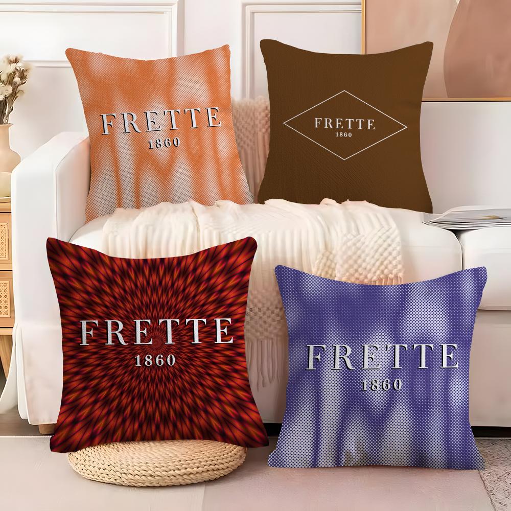 Luxury FFREITAGS Cushion Cover Soft Plush Fabric DoubleSided Printed Sofa Cushion Cover for All Seasons Home Decor Gift