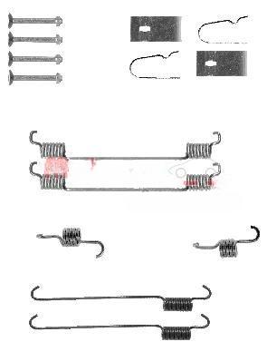 Quick Brake 105-0007 Brake Shoe Accessories Kit