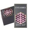 Imitation Fried Mink Hair False Eyelashes 10 Pairs Of Colored Eyelashes Curled Thick Eyelashes