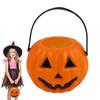 10pc Halloween Candy Bucket Pumpkin Bucket Portable Basket Kids Favor Trick Or Treat Bucket Halloween Party Decoration Supplies