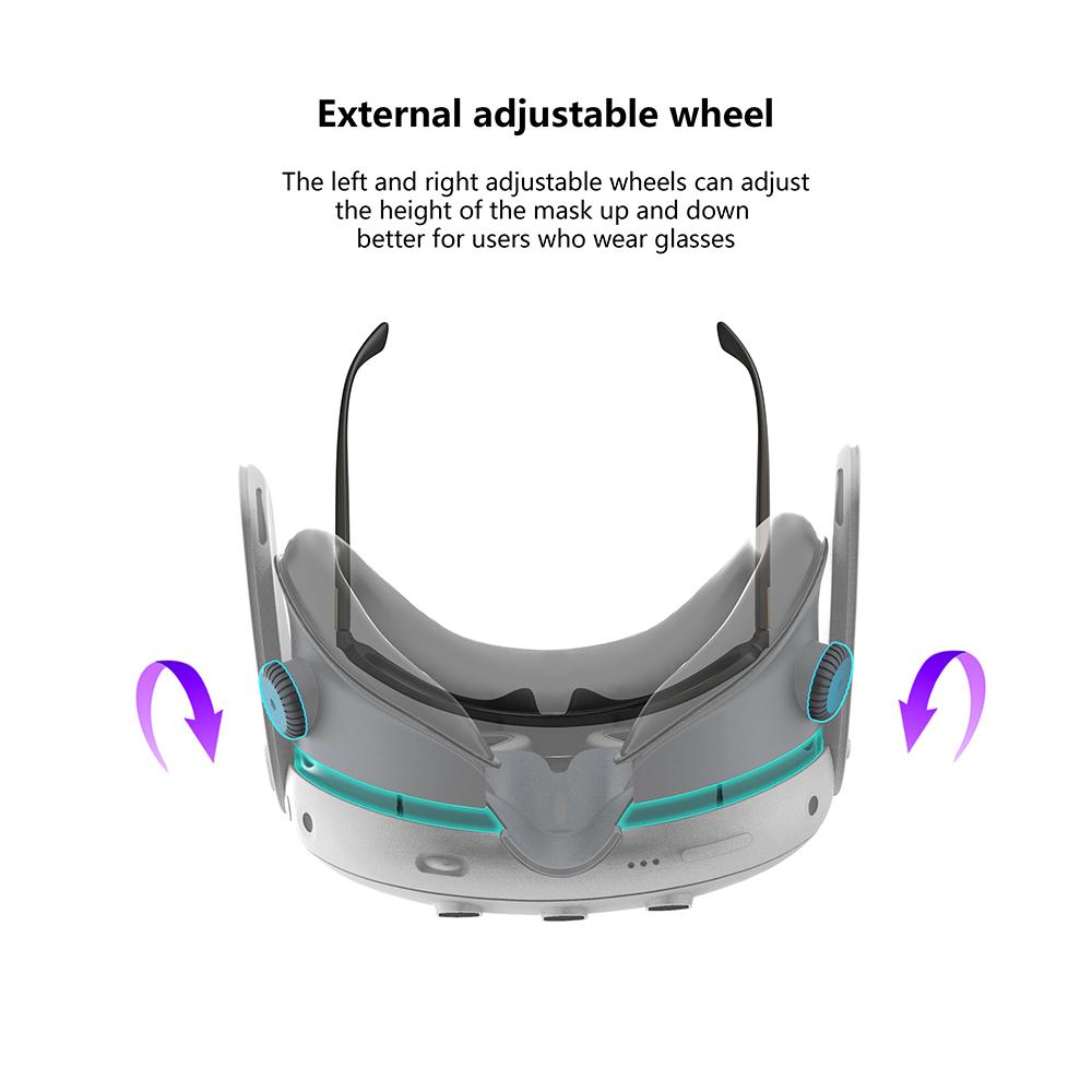 For Meta Quest 3 Air Circulation Face Cover VR Headset Replacement Facial Interface Mask For Meta Quest 3 Accessories