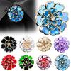 Butoane de Înlocuire pentru Jachete Butoane Decorative Florale cu Strasuri Vintage, Broșe Decorative cu Presă, Butoni Metalici pentru Guler și Manșete de Cămașă