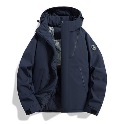 New Winter Cotton Jacket Sports and Casual Men's Warm Cotton Jacket Cotton Jacket Large Size Warm Graphene Jacket