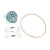 Knitting Loom Set Circular Home Knitter Machine Kit with Colorful Wool for Coasters Hats Bags Crafts
