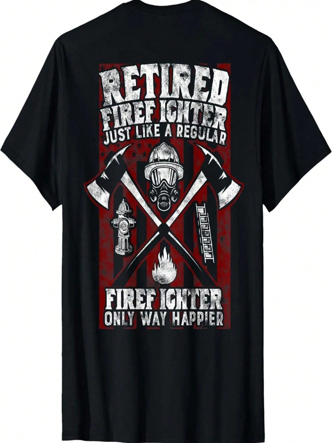 Retired Firefighter Gift For Retirement Firemen Dad Grandpa T-Shirt S разноцветный