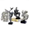 European Style Silence Is Gold Abstract Human Face Mask Resin Ornaments Premium Home Decoration Supple Decoration Work Desk Craft Decoration