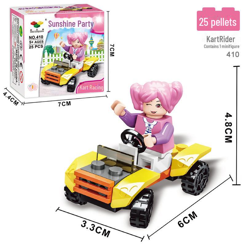 "Jucărie Mașină Mini Blocuri de Construcție Educative pentru Copii - Cadou de Antrenament pentru Grădiniță"