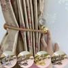 Carved Small Crystal Ball Aluminum Alloy Curtain Wall Hook Crystal Curtain Storage Vacation Home Decoration