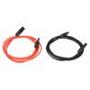 1 Pair 10AWG Solar Panel Extension Cable Wire 10 Feet Black 10 Feet Red/20 Feet Black 20 Feet Red with Female and Male Connector