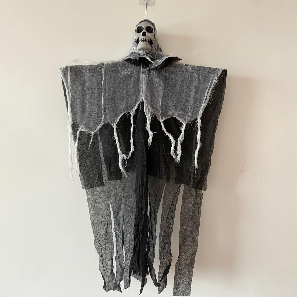 1Pack Hanging Halloween Skeleton Ghosts Decorations, Grim Reapers for Best Halloween Outdoor Decorations