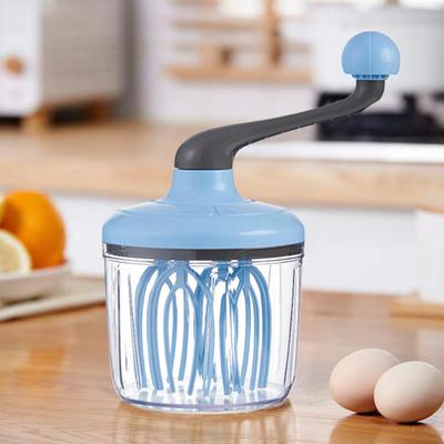 Egg Beater Rod Hand-Cranked Whisk for Kitchen Beater Cafe Bakery Durable Cream Semi-Automatic Stirring Egg White Foaming Machine