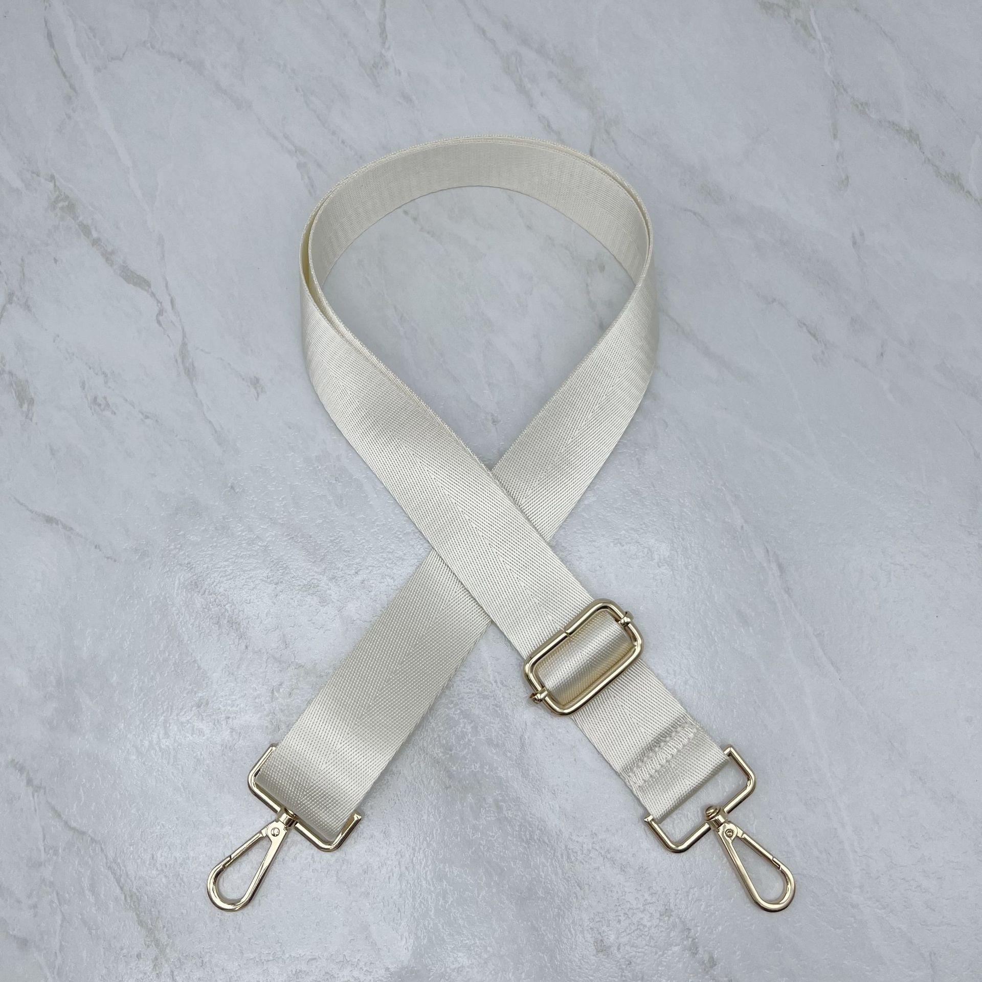 

Регулируемый широкий плечевой ремень для женских сумок через плечо - универсальный сменный ремень из тесьмы Bright Silver Buckle