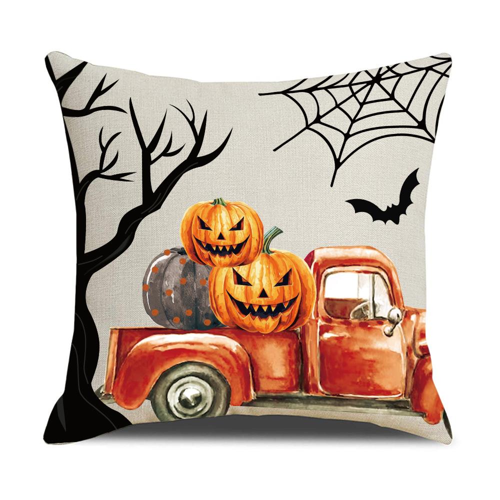 Halloween Pillow Cover Simple And Versatile Combination Pillow Horror Atmosphere Arrangement Sofa Pillow Cushion