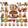 Western Cowboy-Themed Banner, Balloons, and Cake Topper Set – Wild West Birthday Party Decorations