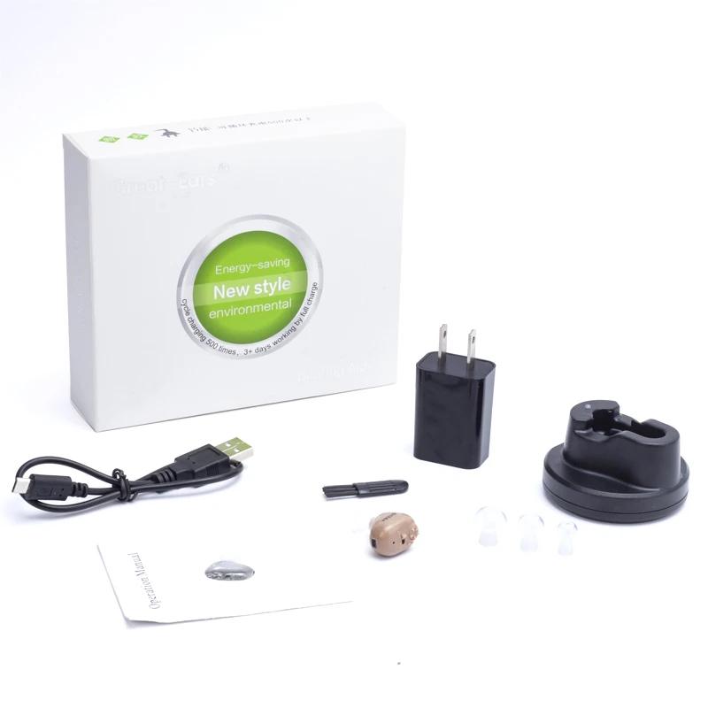 Hearing Aid Rechargeable Hearing Device ITE Ear Hearing Aids for The Elderly Audifonos Sound Amplifier for Deafness