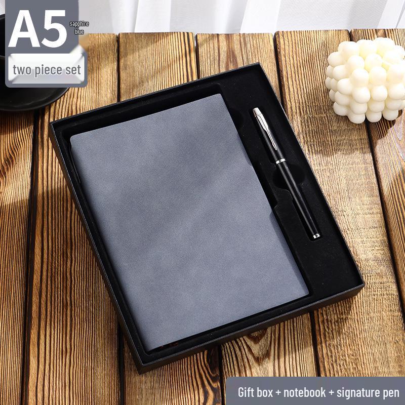A5 Sheepskin Leather High-End Notebook with Thickened Dowling Paper
