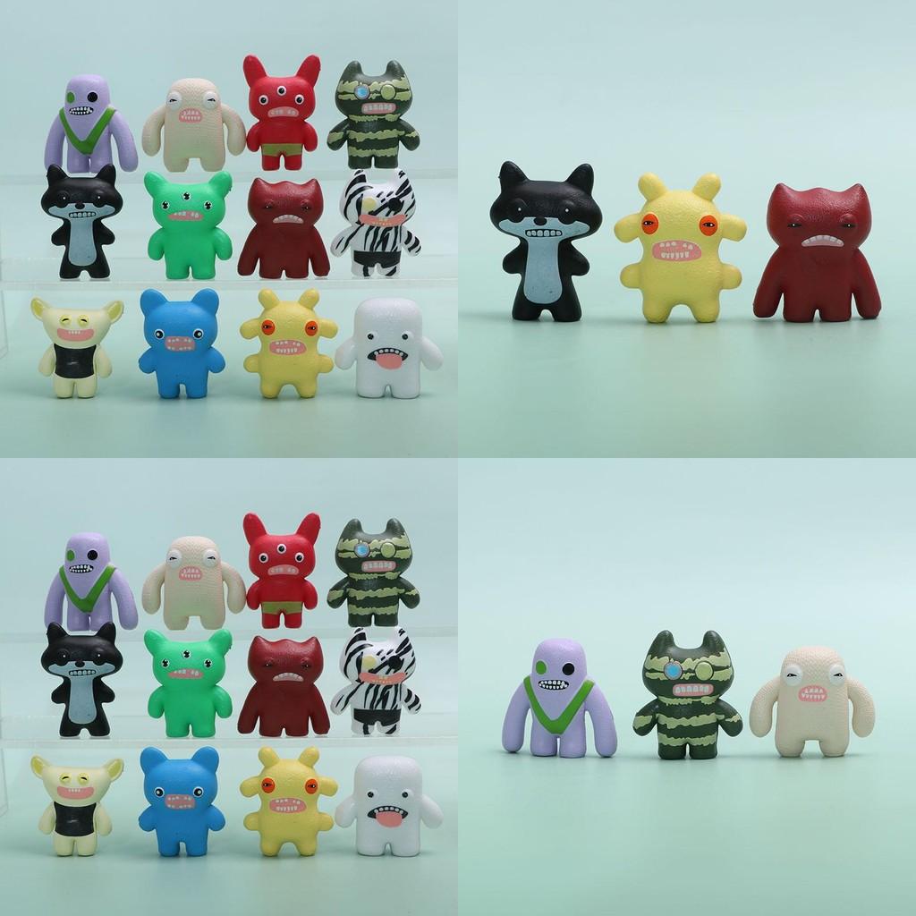 Fuggler Cute Cartoon Monster Model Desktop Ornament Set For Kids And Fans