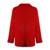 Women's Business Casual Collar Solid Color Zipper Pocket Jacket