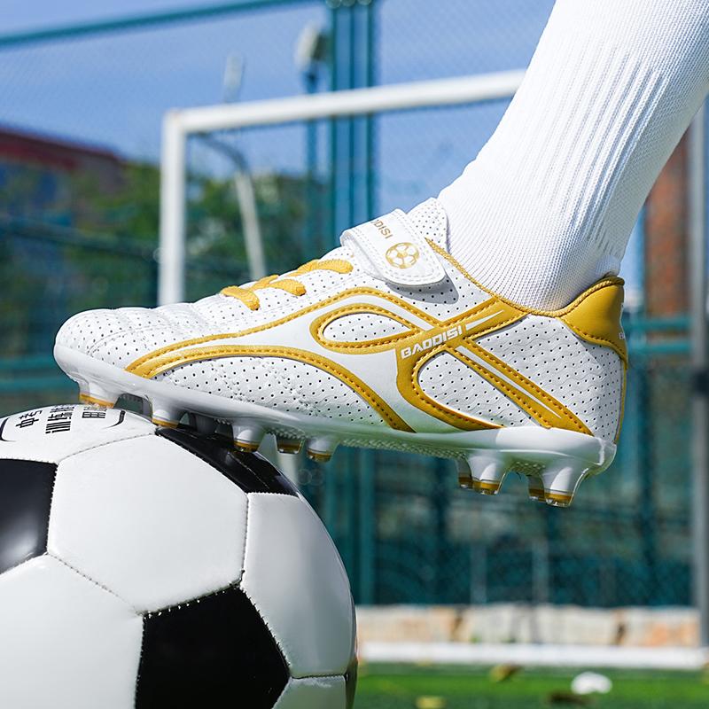 Scarpe da Calcio Traspiranti con Foro per Unghie Lunghe e Laccio, Scarpe da Calcio, Scarpe da Allenamento