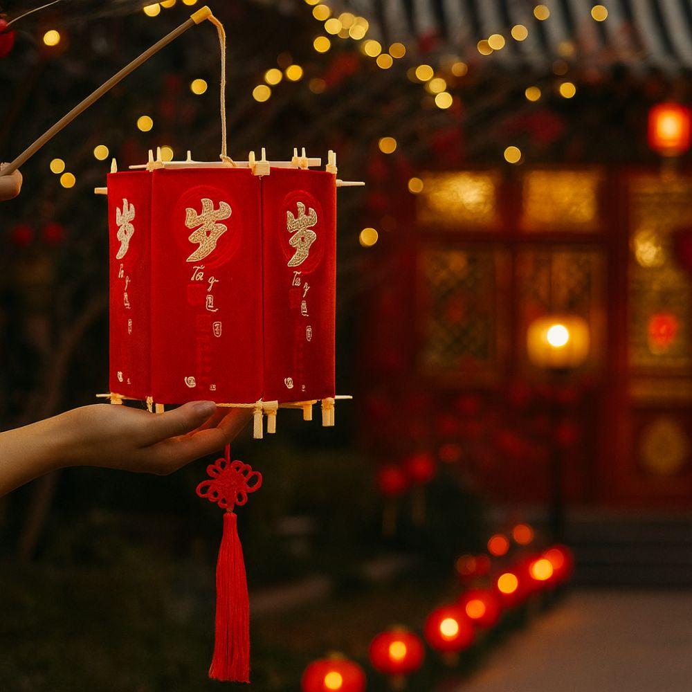 Blessing Words Red Envelope Lantern Ancient Horse Year Lantern Home Decoration