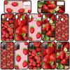 Pouzdro na telefon pro Samsung Galaxy S25 S23 S22 S24 Ultra FE A05 A06 A15 A16 A36 A37 A35 A54 A24 A55 A56 A57 A25 A26 A53 A17 Jahodové Ovocné Letní Kryt