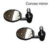 2pcs Universal Bicycle Mirror Handlebar Rearview Mirror  7/8" Handle Bar End Foldable Motorbike Side