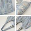 Casual Embroidery Floral Women Shoulder Bags Versatile Large Capacity Ladies Handbag Tote Lightweight Portable Girl Underarm Bag