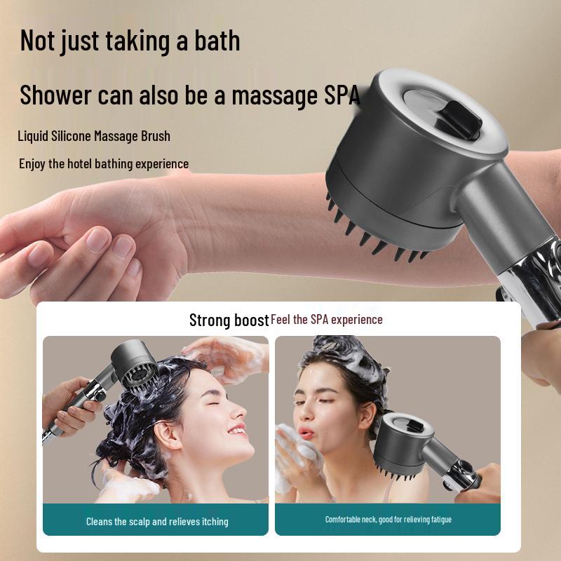 High-Pressure Handheld Shower Head with Filter