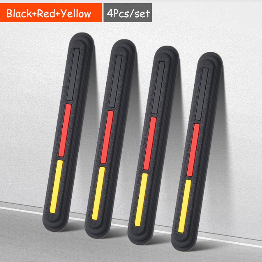 4 STÜCKE Autotür Antikollisionsstreifen Autotürkanten-Stoßstangenschutzstreifen Auto-Eckenschutz Rückspiegel Anti-Kratz-Aufkleber