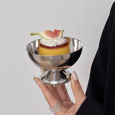 1 Stück Modern Minimalistisch Edelstahl Salatschale Eisbecher Milchshake Snackschale Obstschale Joghurt Kuchenbecher