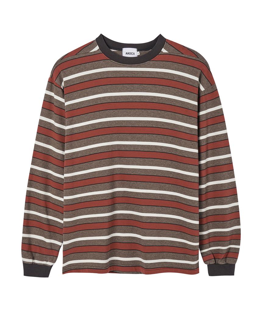 Akesi Washable Striped Long Sleeve_Brown