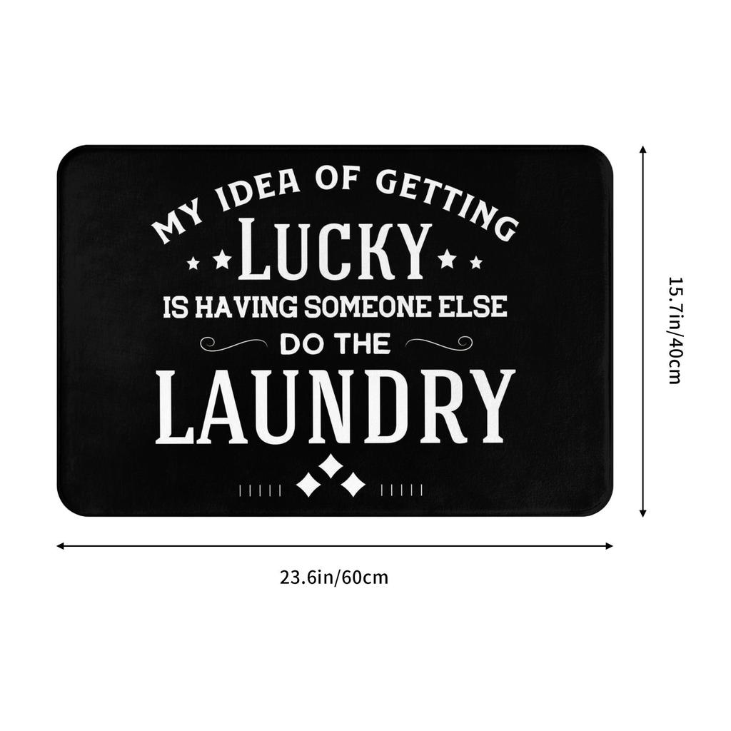 Laundry Room Front Door Mat Anti-Slip Indoor Quick Dry Doormat Living Room Entrance Rug Carpet