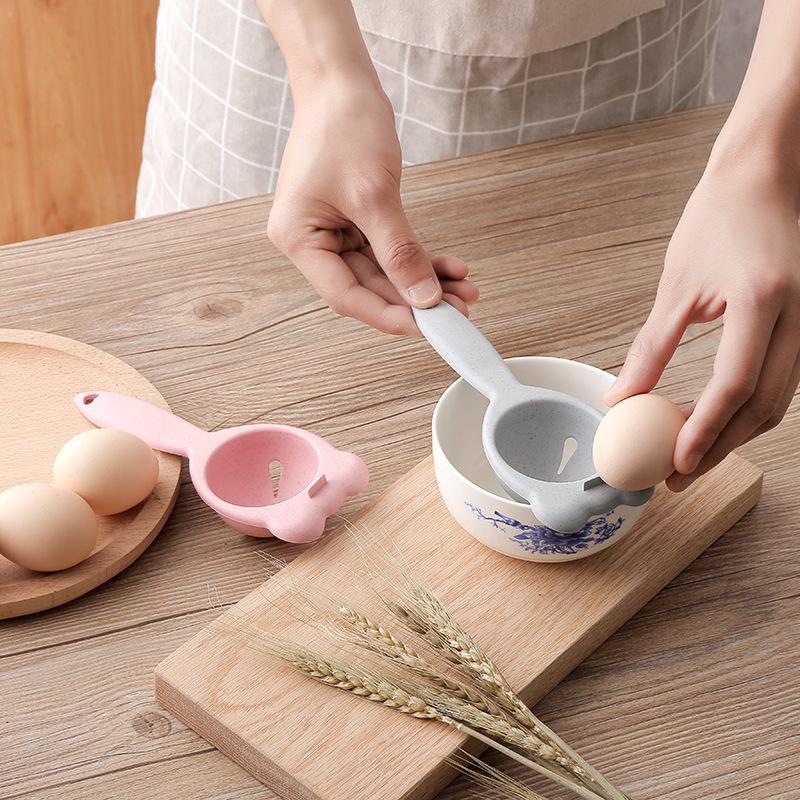1PC Egg Yolk Separator Divider Plastic Convenient Household Eggs Tool Separates Sieve Cooking Baking Tool Kitchen Accessories