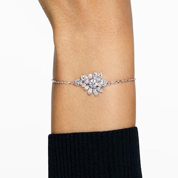 Swarovski Gema Exquisite Fashion Versatile Trendy Bracelet Women bracelet Silver 5644684