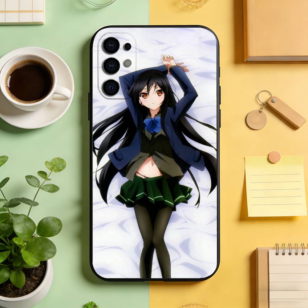 

Accel World Kuroyukihime Phone Case Black Silicone Soft For Samsung S25,S24,S21,S22,S23,S30,Ultra,S20,Plus,Fe,Lite Samsung S30Ultra5G