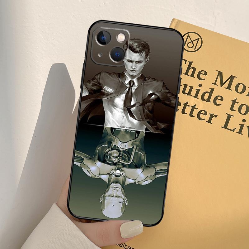 Detroit Become Human Handyhülle Für iPhone 16 15 14 Pro Max Plus 11 12 13 Pro Max XS 6 12 13 Mini Hülle Schale