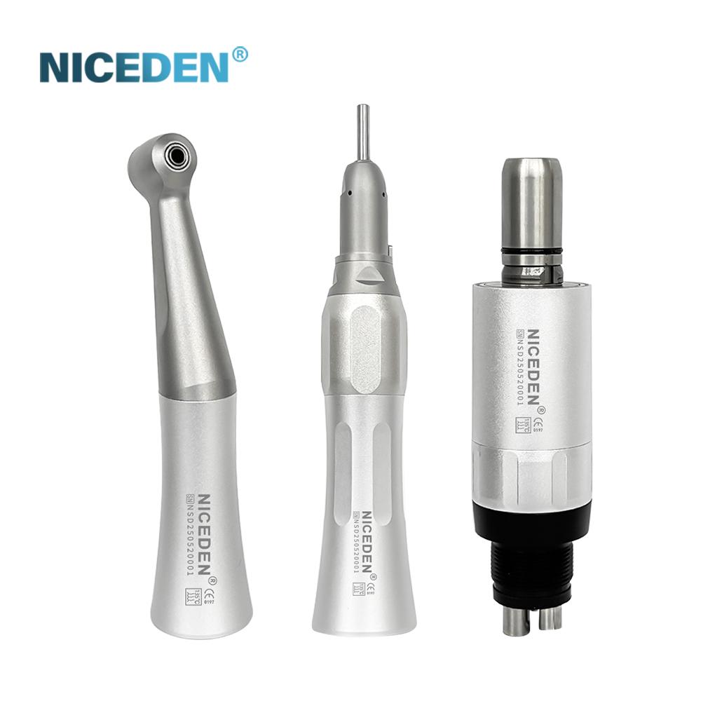 Dental Contra Angle Handpiece FX25 - 1:1 Ratio External Water Spray Complete Handpiece Set