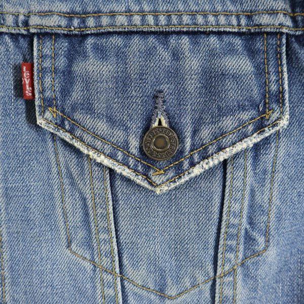 Levi's 90s Made In Hong Kong 70500-03 Vintage Denim Jacket S G Jean Men's Used