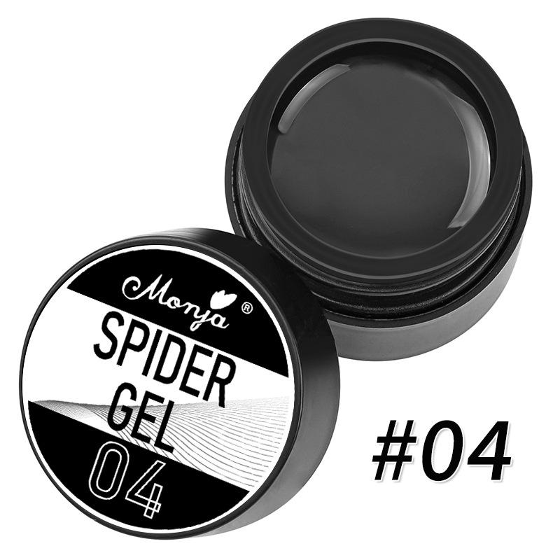 

1 шт. Эластичный гель-лак, резной и расписанный гель для рисования, DIY лак для нейл-арта для маникюра чёрный