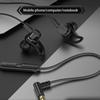 Wired Headphone with Reduction Theater Game Microphone Noise Sound HD-compatible Call No-Delay In-ear