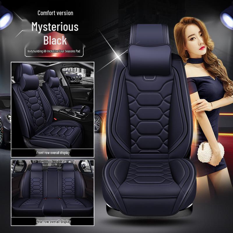 XDD Full Leather 9D Bodybuilding Car Seat Cushion - All-Season Sports Cover