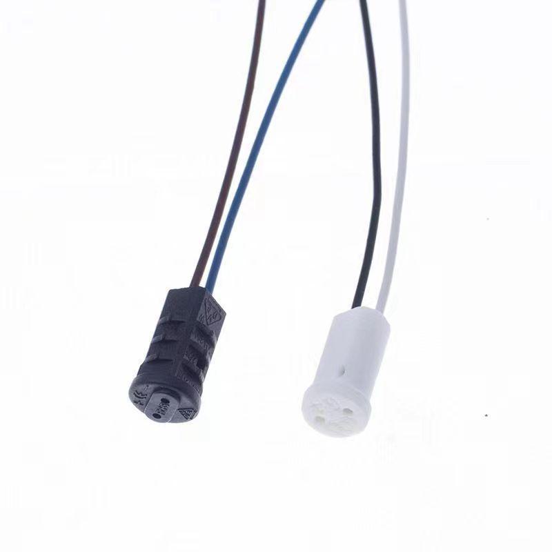 G4G9 High-Temperature Ceramic Lamp Holder with Wire for MR11/MR16 Halogen Lamps