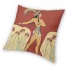 Minoan Ancient Prince Of The Lilies Pillowcase Polyester Linen Velvet Printed Zip Decorative Pillow Case Car Cushion Cover