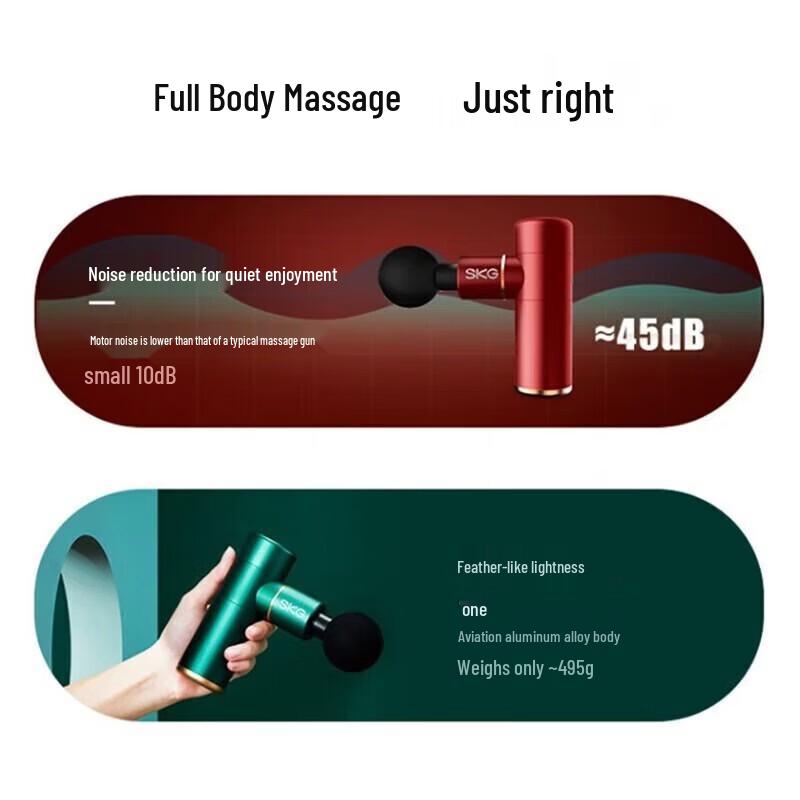SKG F3 Mini Muscle Fascia Massager Gun CN plug (adapter included)