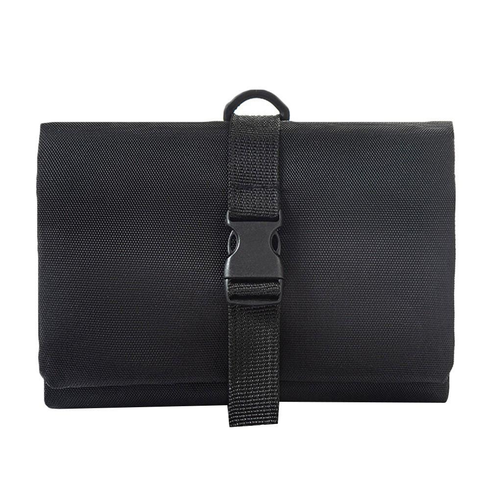 With Hook Foldable Toiletry Bag 3-in-1 Multi-Functional Cosmetic Storage Bag Waterproof Large Capacity Hanging Organizer Bag