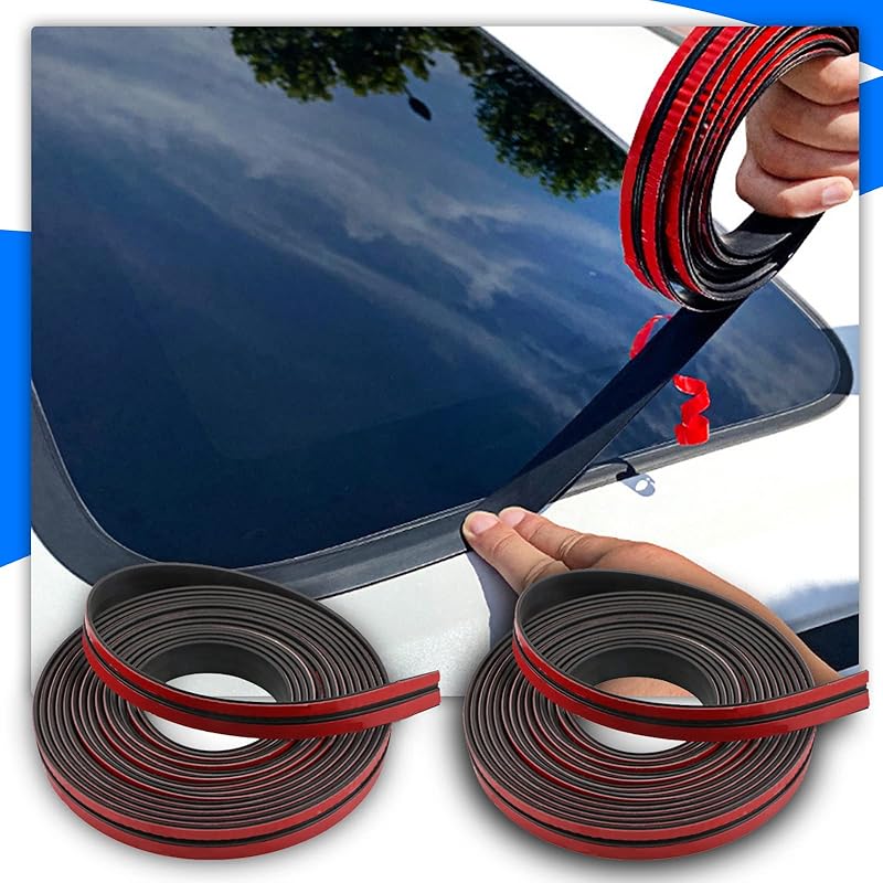 Weather Stripping Door Seal For Car,Rubber Car Door Seal Weather Stripping,19.6FT T Shape Windshield Seal For Sunroof Front Rear Windshield Seal