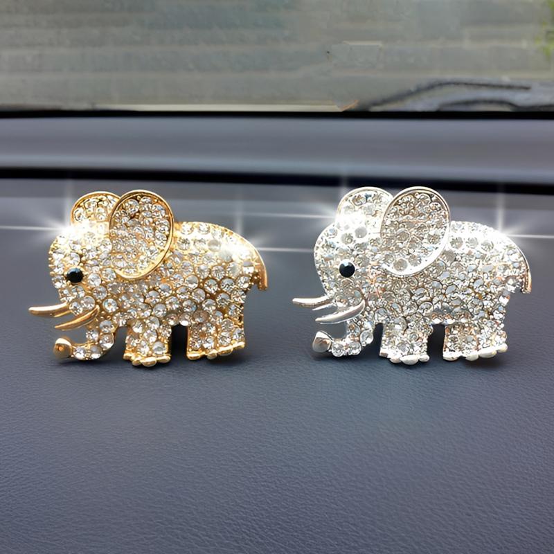 Cute Elephant Car Air Freshener Vent Clip For Air Conditioning Vents And Interior Decoration