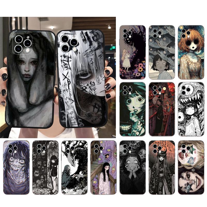 Phone Case For Iphone 17 Pro Max 17 Pro Air 16 15 14 13 Pro Max 15 16 Pro 15Plus Anime Girl Art