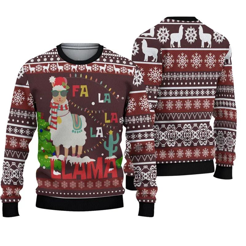 Fashion Jesus Ugly Christmas Sweater For Man Women Clothes Hip Hop Party Men Sweatshirts Casual Pullovers Beers Tracksuit Tops